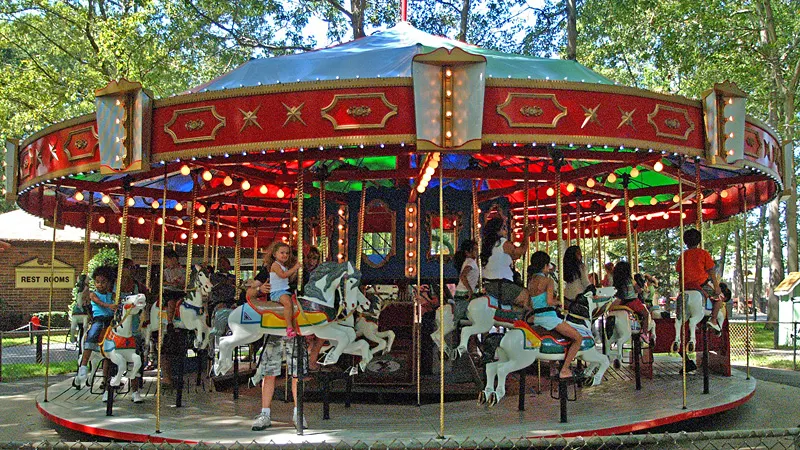 The Storybook Land carousel
